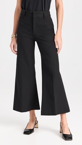 FRAME Women's Le Crop Palazzo Trousers2
