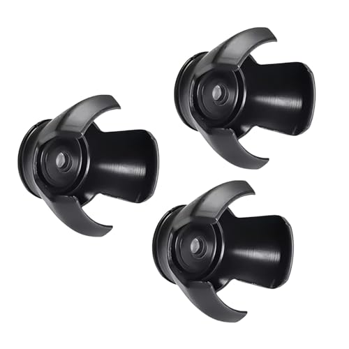 FYHJNC Golf Ball Retriever For Putter 3pcs 3-Prong Golf Ball Retriever Grabber Sucker Tool Golf Ball Pick Up Claw With Stainless Steel Screws Portable Golf Pick-Up Claw for Golf Putter Grip