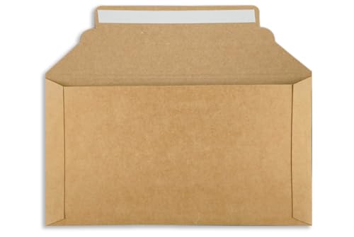 Image of RIGID MAILERS Size 9.5 inch x 5.3 inch Inches (240 x 135 mm) 430 GSM Thick, Pack of 10 Envelope