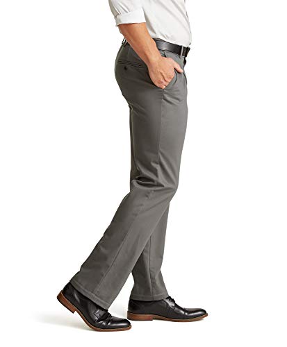 Image of Dockers Mens Straight Fit Signature Lux Cotton Stretch Khaki Pant