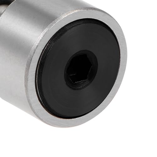 Kozelo 2pcs CF8/KR19 Cam Follower Bolt-type Needle Roller Bearing - [ M8x1.25mm Male Thread 11mm Roller Diameter ] Stud Type Miniature Track Roller Bearings for Machine Tool Use