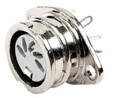 DELTRON EMCON 593-0400 CONNECTOR, DIN, JACK, 4POS (5 pieces)