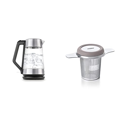 OXO Brew Cordless Glass Electric Kettle - 1.75 L & Brew Tea Infuser Basket