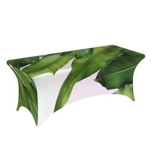 Nappe pour table 1,8m extensible lavable motif tropical fête