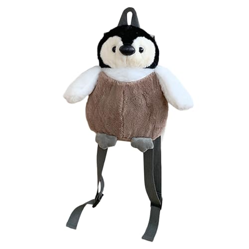 APLVFFZH Plüsch-Pinguin-Rucksack, Reisetasche, lässiger Rucksack für Jungen, Mädchen, Kinder, Erwachsene