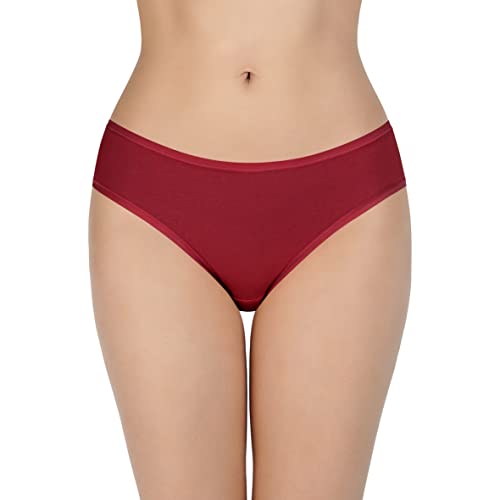 Image of Amante Solid Low Rise Cotton Bikini Panty Pack(Pack of 3)