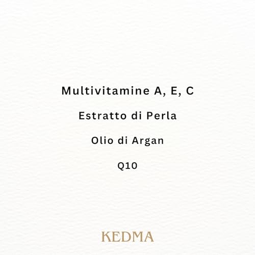 Kedma - Set Prezioso Platino Con Siero E Crema - Anti-Età E Rassodante - Q10 E Multivitamine - 50G + 30G - 7