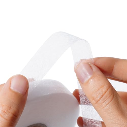 iron on hemming tape - 2 rolls 15 cm x 70 yards each amp 4 rolls 15 cm x 27 yards each - adhesive for fabric tape no sew hemming tape for clothes pants dresses curtains white amp black