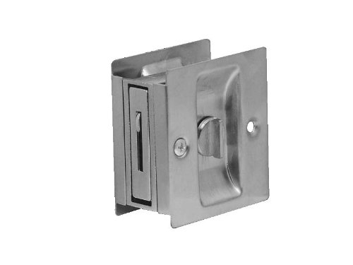 Candado para puerta oculta Don-Jo PDL-101, acabado bronce frotado con aceite, 2-1/2" ancho x 2-3/4" alto (paquete de 10) miniatura 1