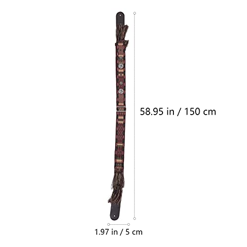 Vaguelly 2 Pcs Pièces Guitares Délicat Roman Accessoire en Cuir Usure-Ceinture Café Électrique Épaule Acoustique Pu… - Les Beatles, Paul McCartney, John Lennon, RIngo Starr, George Harrison Vaguelly 2 Pcs Pièces Guitares Délicat Roman Accessoire en Cuir Usure-Ceinture Café Électrique Épaule Acoustique Pu… – Image 6