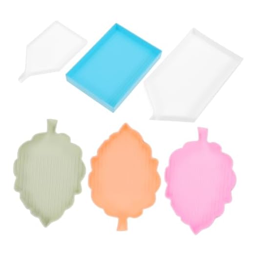 COHEALI 6 Piezas De Bandeja De Mezcla De Maquillaje Bandeja De Clasificación De Cuentas Soporte De Herramientas De Imagen De Diamante Placa De Soporte De Dibujo De Diamante Bandeja De