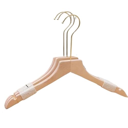 Perchas Ropa Blancas Madera Marca YUSUZH