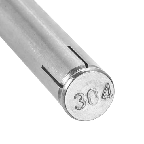 Image of uxcell Ring Lifting Expansion Eyebolt, 5pcs M10x100mm 304 Stainless Steel Expansion Screw with Eye Ring for Concrete Brick Wall