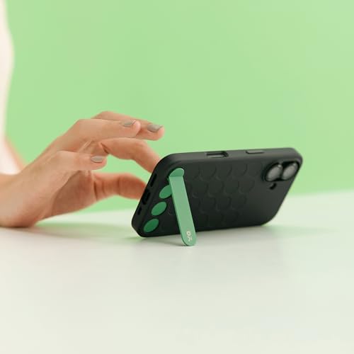 Image of DailyObjects Stack Phone Kickstand /Phone Stand /Mobile Holder, Vertical and Horizontal Stand, Adjustable Angle, Compatible with iPhone - Mint Green