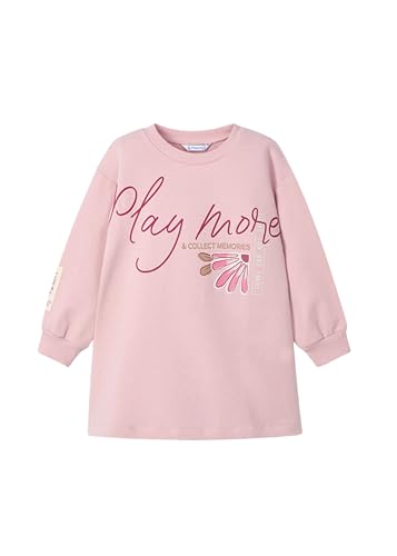 Mayoral Vestido Niña Manga Larga – Vestidos Fiesta Niña – Vestido Invierno Niña – Ropa para niñas de 2 años a 8 años (FR/ES, Edad, 8 años, Regular, Nude)