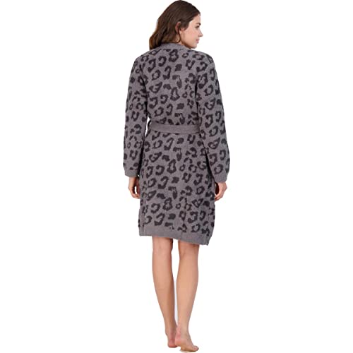 Barefoot Dreams Cozychic Barefoot In The Wild Robe, Graphite/Carbon, Md (Bdwcc1550-077-12) #TOP2