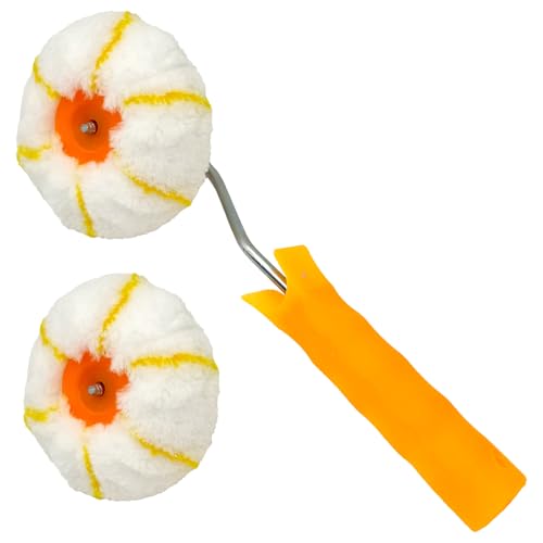 Hubaow Corner Paint Roller Kit with Frame for Drywall Edges