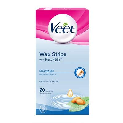 Veet Wax Strips with Easy Grip (40 Count, Legs & Body)