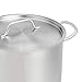 Amazon Basics Olla de acero inoxidable con revestimiento de aluminio y tapa Imagen de Amazon Basics Olla de acero inoxidable con revestimiento de aluminio y tapa