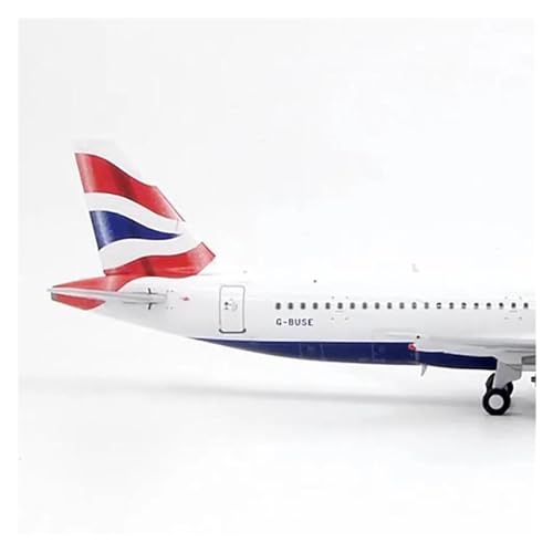 Réplica a escala 1/400 del avión British Airways A320 con acabado metálico 4