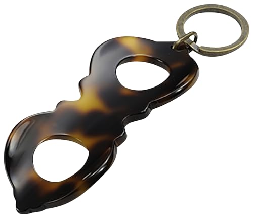 [KISSO]sabae靴べら[megane]ブラウン/父の日 ギフト プレゼント おしゃれ 靴ベラ 日本製 キッソオ メガネ 携帯 キーホルダー コンパクト