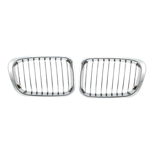 Calandre avant chrome BMW E46 pour remplacer une grille de capot usée