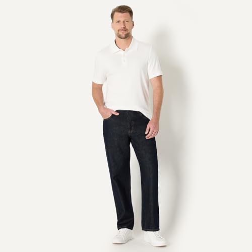 Amazon Essentials Men's Regular Fit Interlock Polo Shirt, White, Large - image 5