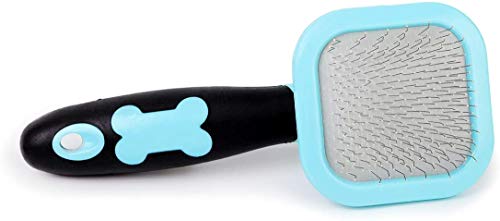 Dog Brush & Cat Brush,Slicker Brush Gently Removes Loose Undercoat, Mats and Tangled Hair,Shedding Grooming Tools