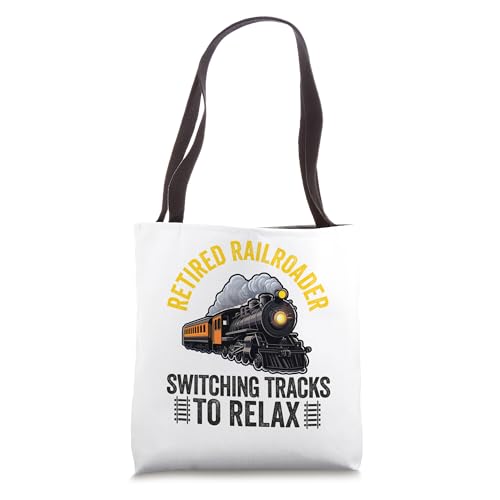 Retired Railroader Railroad Worker Tote Bag