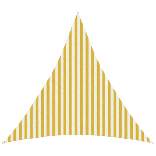 Voile d'ombrage triangulaire anti-poche d'eau avec cordes et vis de fixation incluses