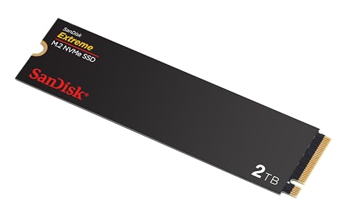 Image of SanDisk 2TB Extreme M.2 NVMe SSD - PCIe Gen 4.0, Up to 5,150 MB /s - Internal Solid State Drive - SDSSDX3N-2T00-G26