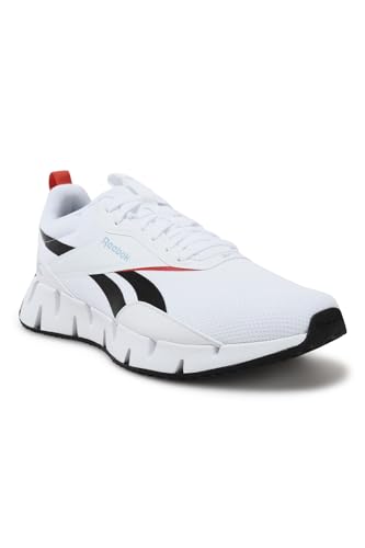 Reebok Unisex Adult Zig DYNAMICA STR FTWWHT/DYNRED/PALBLU 6