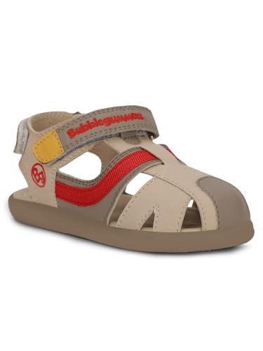 Image of Bubblegummers 1612 Starlight Grey Sandals Shoes for Kids|Everyday|Running|Walking|Comfortable Fit|Fashionable