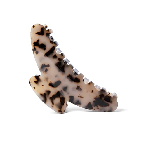 The Hair Edit Vogue Tortoise Claw Clip, Large Hair Clip for Women, Strong Hold Hair Claw for All Hair Types & Textures, Hair Accessories for Updos, Buns & Half-Up Hairstyles, Trendy Tortoise Pattern