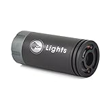 Wwman Paintball Airsoft Tracer Unit, 11 mm CW / 14 mm CCW, Taktisches Pistolenfeuerzeug, Spitfire Effekt mit Fluoreszenz-Gewehr Zubehör, leuchtet im Dunkeln (Grau)