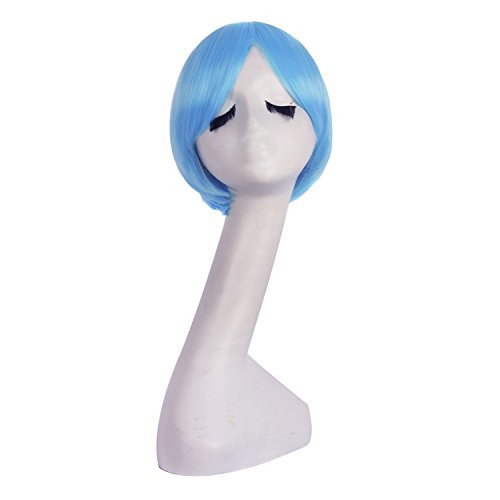 Mapofbeauty 12 Inch/30Cm Lolita Sweet And Lovely Anime Cosplay Wigs (Light Blue) #TOP4
