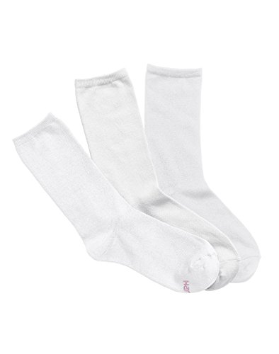 Chaussettes Hanes ComfortSoft femme lot de 3 paires mi-mollet légères respirantes