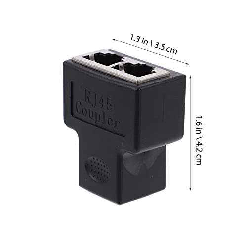 Mobestech 10 Pcs Camiseta De Rede Conectores Divisores Rj45 1 a 2 Acoplador Divisor Acessórios Para