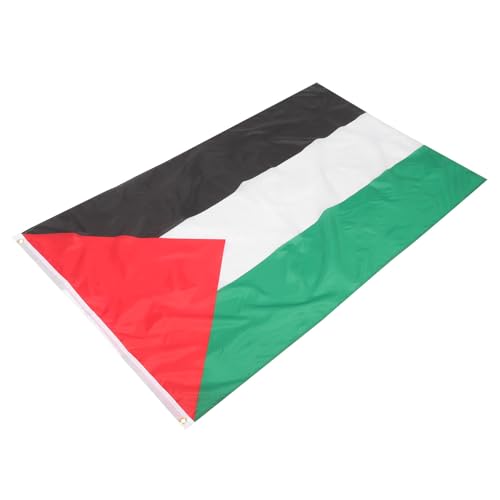 Balacoo Bandera de Palestina Plegable de Poliéster para Interior y Exterior Adecuado para Históricos y de Jardín