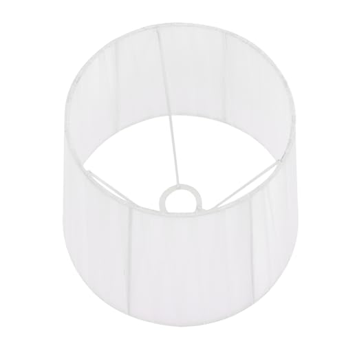 GETAJGHSD 日式シンプル白色ランプシェード 対応卓上用 室内照明カバー ホテル寝室リビング適用 耐久性アイアンブラケット採用 簡潔デザイン