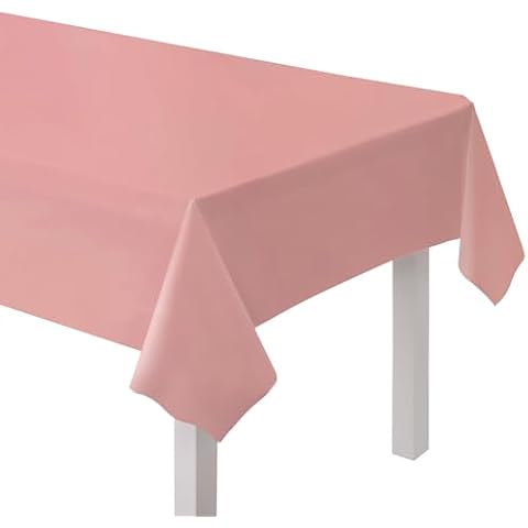 Amscan Light Pink Eco-Friendly Table Cover Cover