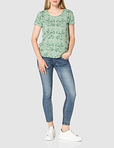 Timezone Burn out T-Shirt, Blue Ditch Olive, XS