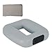 Kokiya Electric Massage Deep Tissue Vibration Practical Waist for Workout Gym Compact Adjustable Handheld for Player, Gray