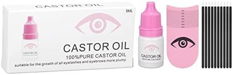 Eyelash Growth Serum Eyebrow Enhancer Eyelash Length Measuring Ruler 10Pcs Small Brush Lash Serum Set 5ML