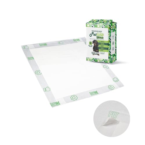 Tapete Higiênico Para Cães No Plastic Tapete Biodegradável 55cmX60cm 28 Unidades