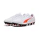 PUMA Herren Vitoria Ii Fg/Ag Fussballschuh, Weiß, leuchtendes Rot, 45 EU