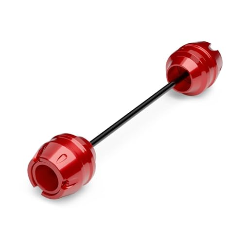 Protecteur de curseur collision fourche d'essieu moto avant arrière pour CBR650R CB650F rouge