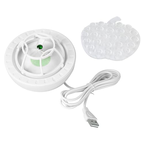 Cufaee Lavadora portátil, lavavajillas mini ultrasónicas, limpiador de lavadora de platos para ropa y platos de viaje, negocios, acampar (Vert)