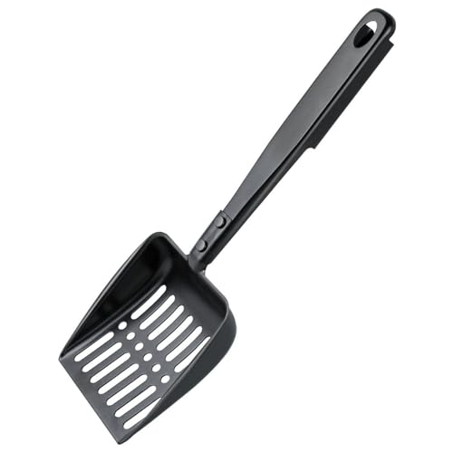 Pala para cenizas de chimenea, pala de hierro resistente al calor, pala de carbón resistente y similar, herramienta de chimenea hueca para estufa de leña, hoguera, limpieza de parrilla de barbacoa