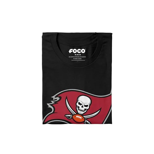 Image of FOCO Men's NFL Team Primary Logo Black Short Sleeve T-Shirt